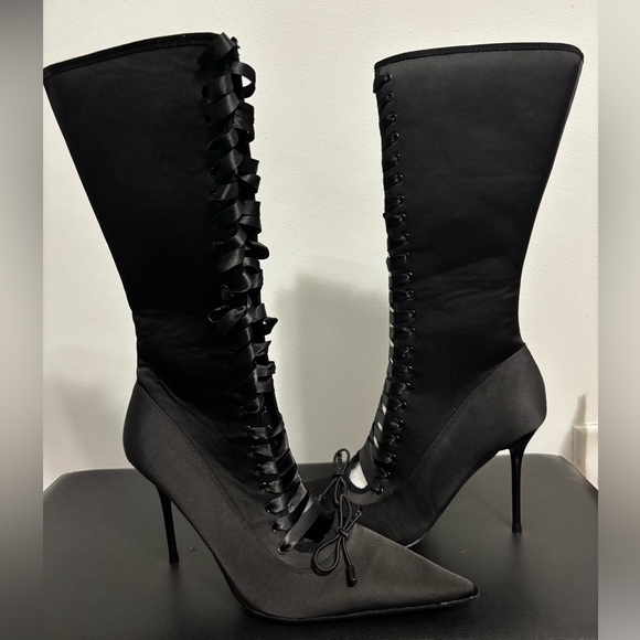 Dolls Kill Shoes - NWOB Dolls Kill / Widow Black Scandalous Seduction Heeled Boots